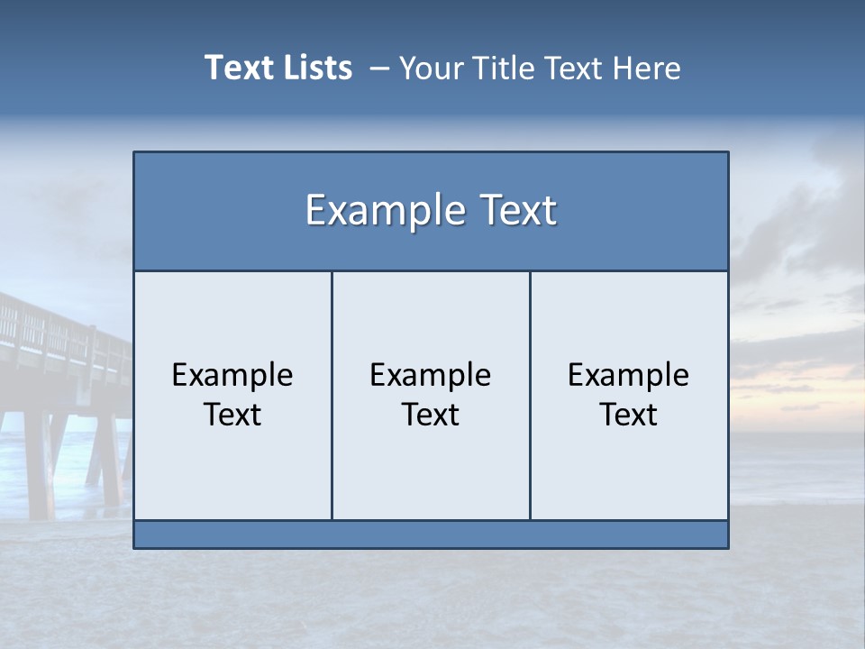 Daughter Coastal Retired PowerPoint Template