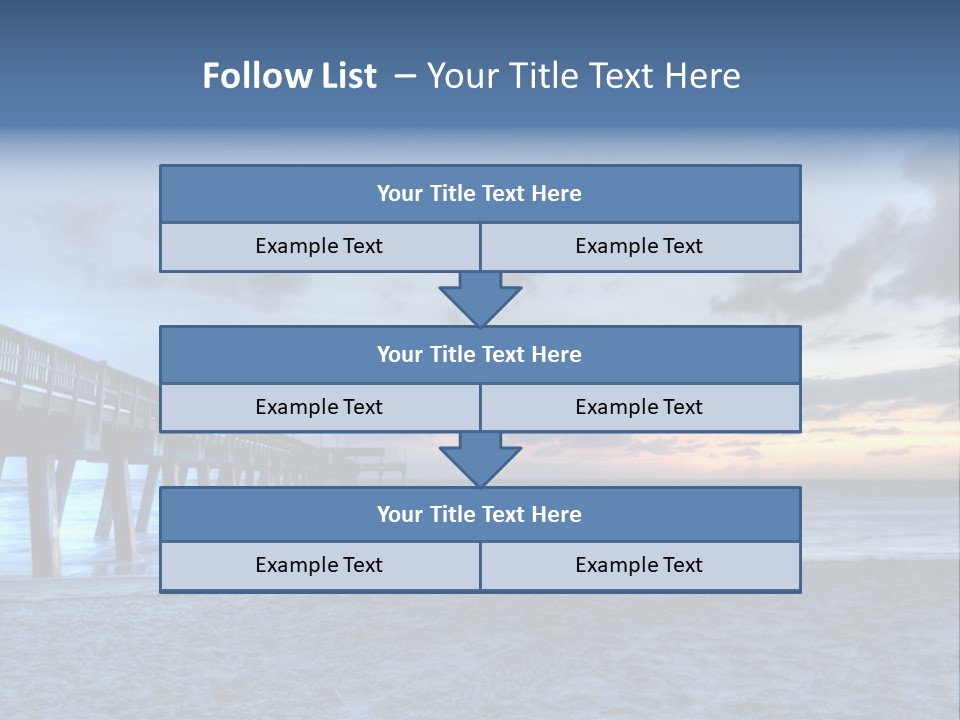 Daughter Coastal Retired PowerPoint Template