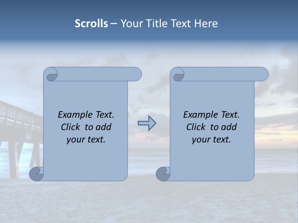 Daughter Coastal Retired PowerPoint Template