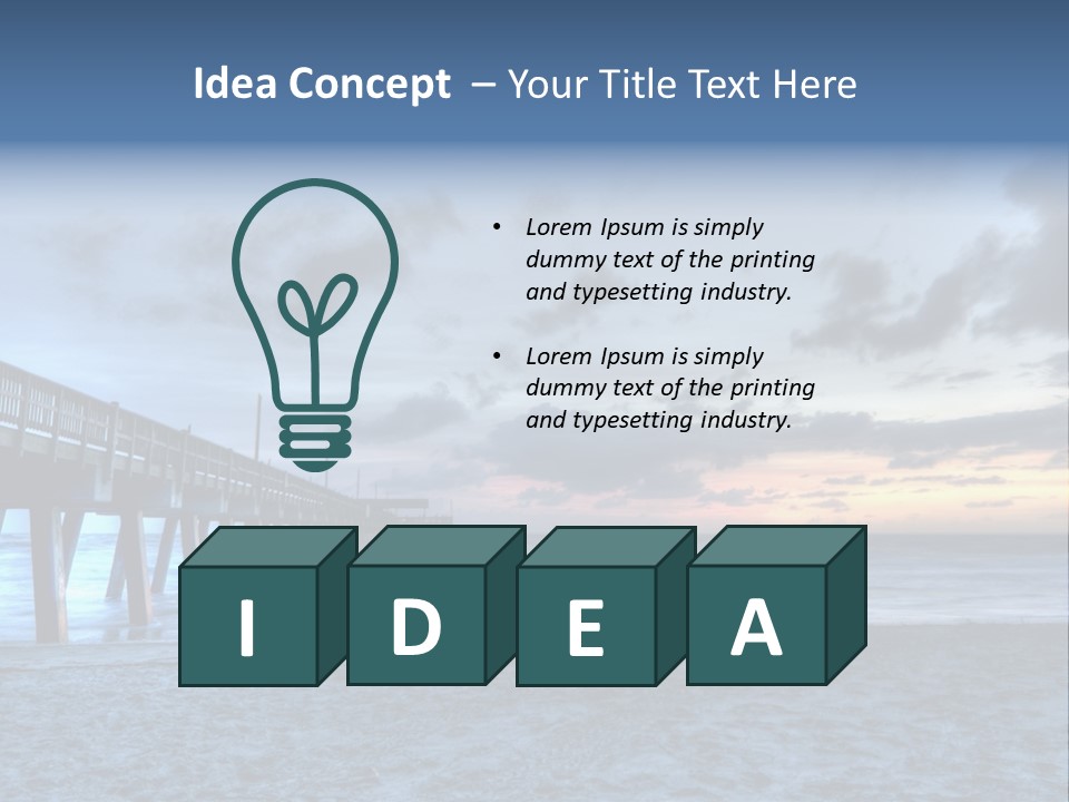 Daughter Coastal Retired PowerPoint Template