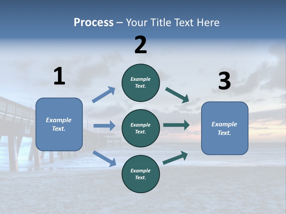 Daughter Coastal Retired PowerPoint Template