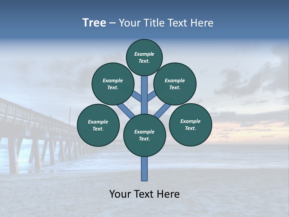 Daughter Coastal Retired PowerPoint Template