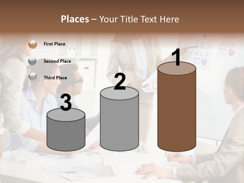 Beach Wellness Standing PowerPoint Template