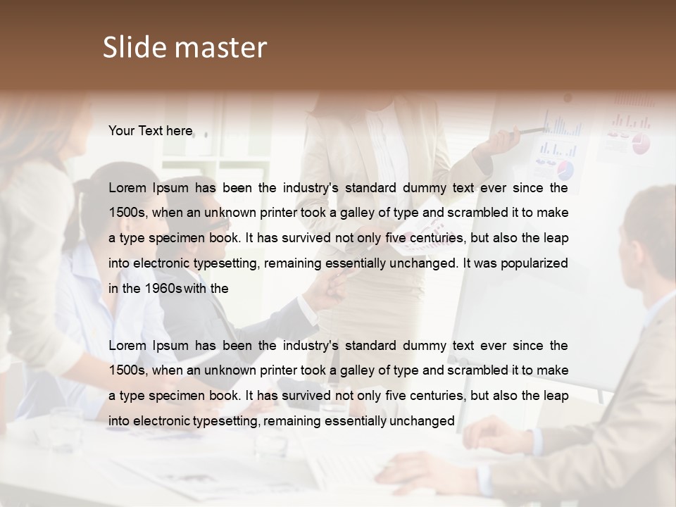 Beach Wellness Standing PowerPoint Template