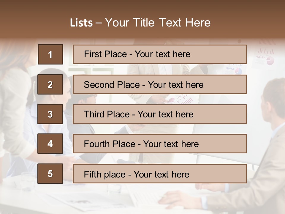 Beach Wellness Standing PowerPoint Template