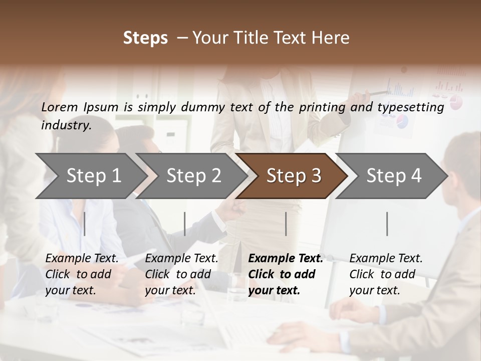 Beach Wellness Standing PowerPoint Template