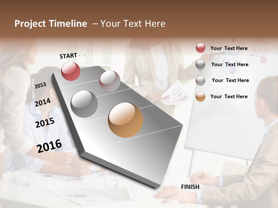 Beach Wellness Standing PowerPoint Template