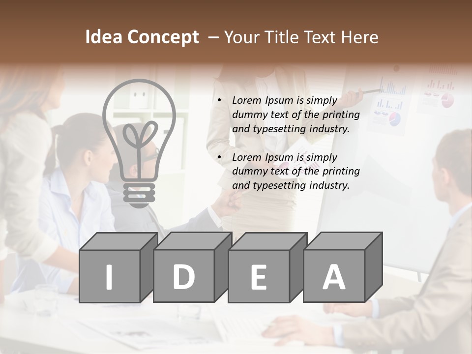 Beach Wellness Standing PowerPoint Template