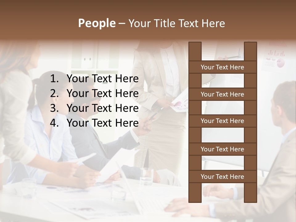 Beach Wellness Standing PowerPoint Template