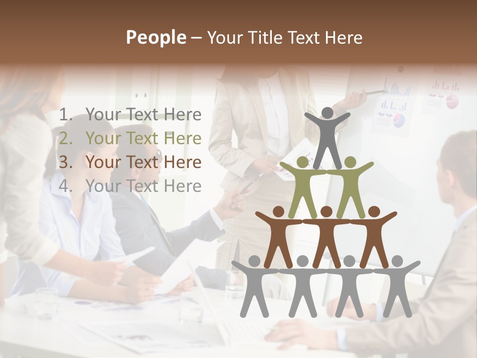 Beach Wellness Standing PowerPoint Template