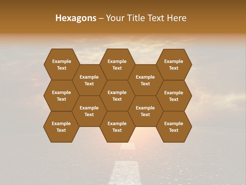 Sunset Beach Portrait PowerPoint Template