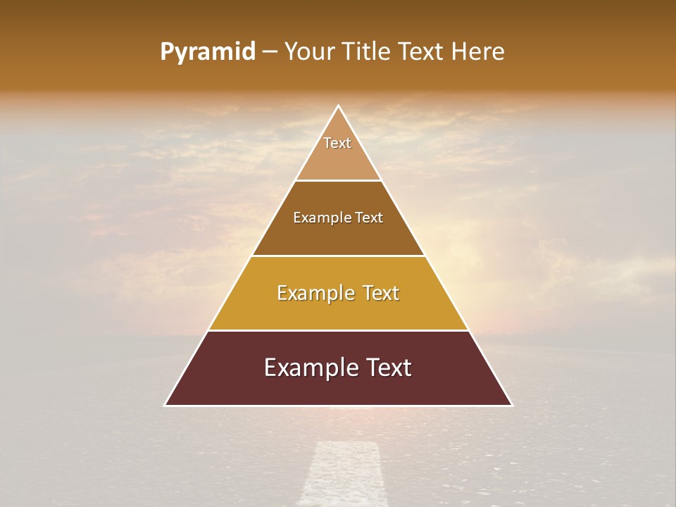 Sunset Beach Portrait PowerPoint Template