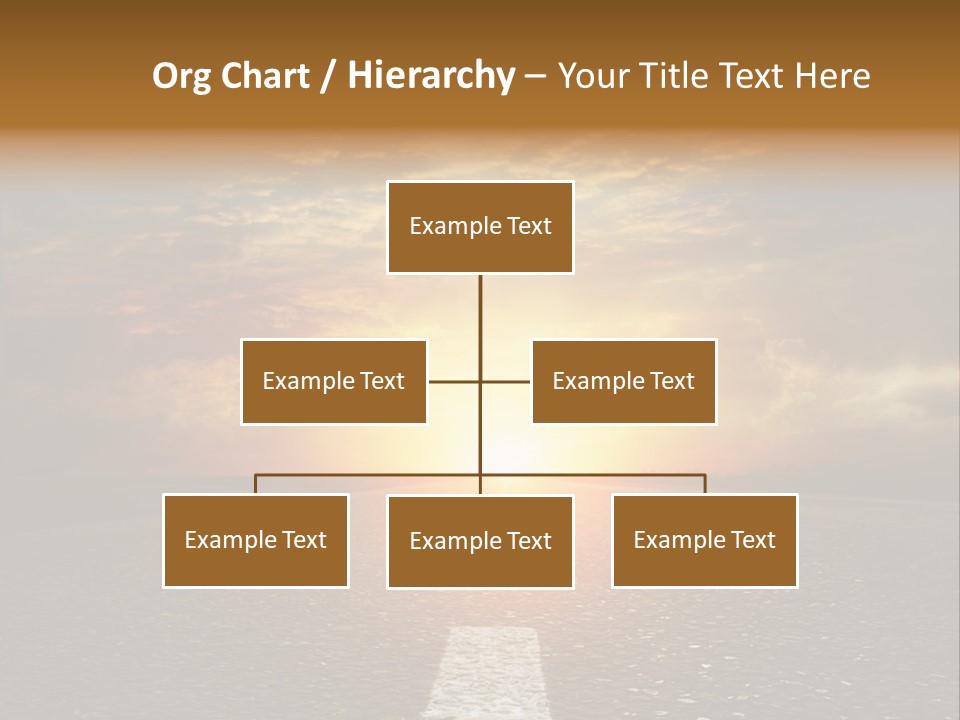 Sunset Beach Portrait PowerPoint Template