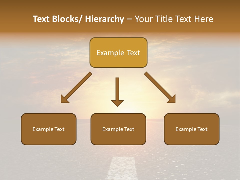 Sunset Beach Portrait PowerPoint Template