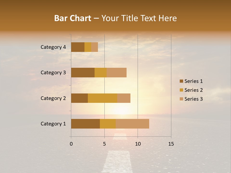 Sunset Beach Portrait PowerPoint Template