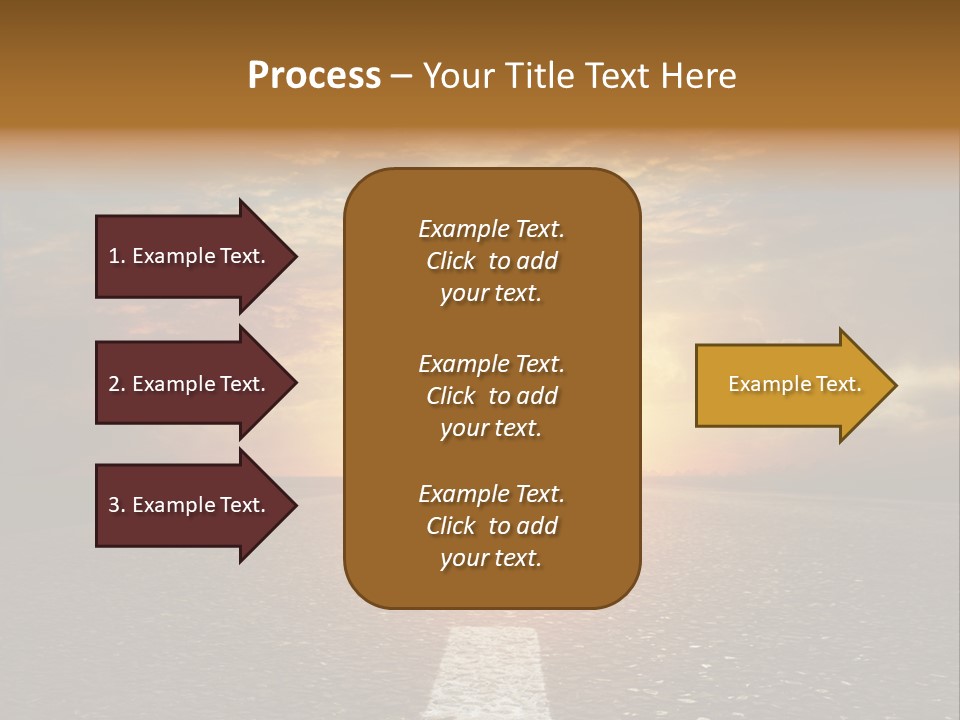 Sunset Beach Portrait PowerPoint Template