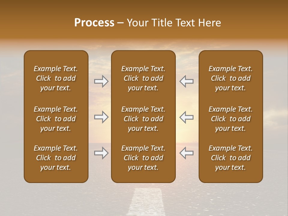 Sunset Beach Portrait PowerPoint Template