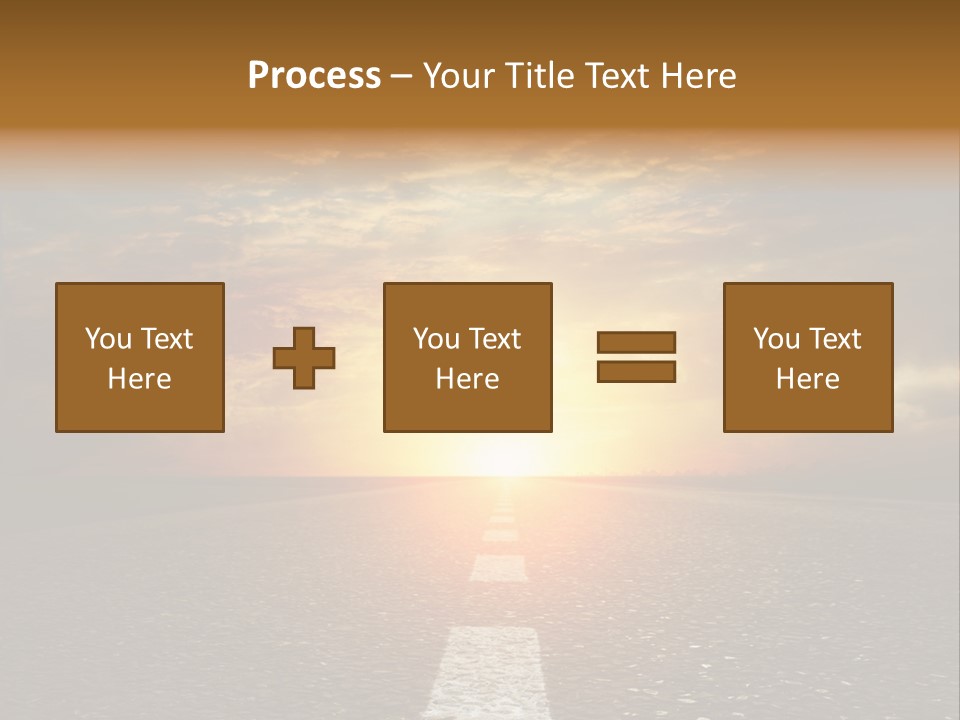 Sunset Beach Portrait PowerPoint Template