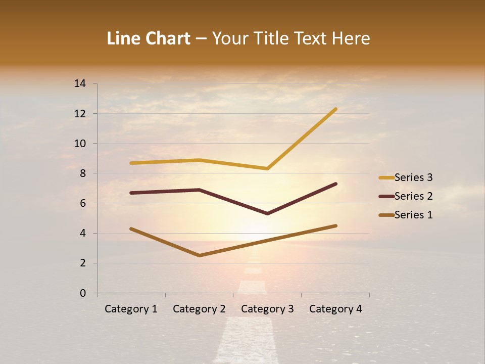 Sunset Beach Portrait PowerPoint Template
