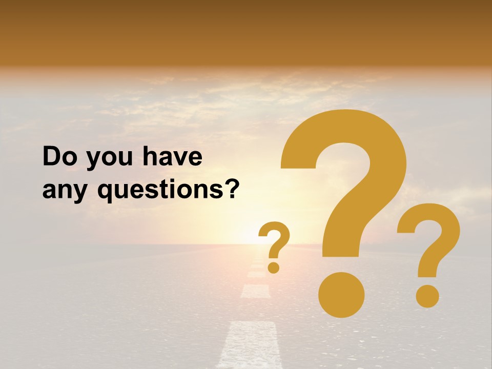 Sunset Beach Portrait PowerPoint Template