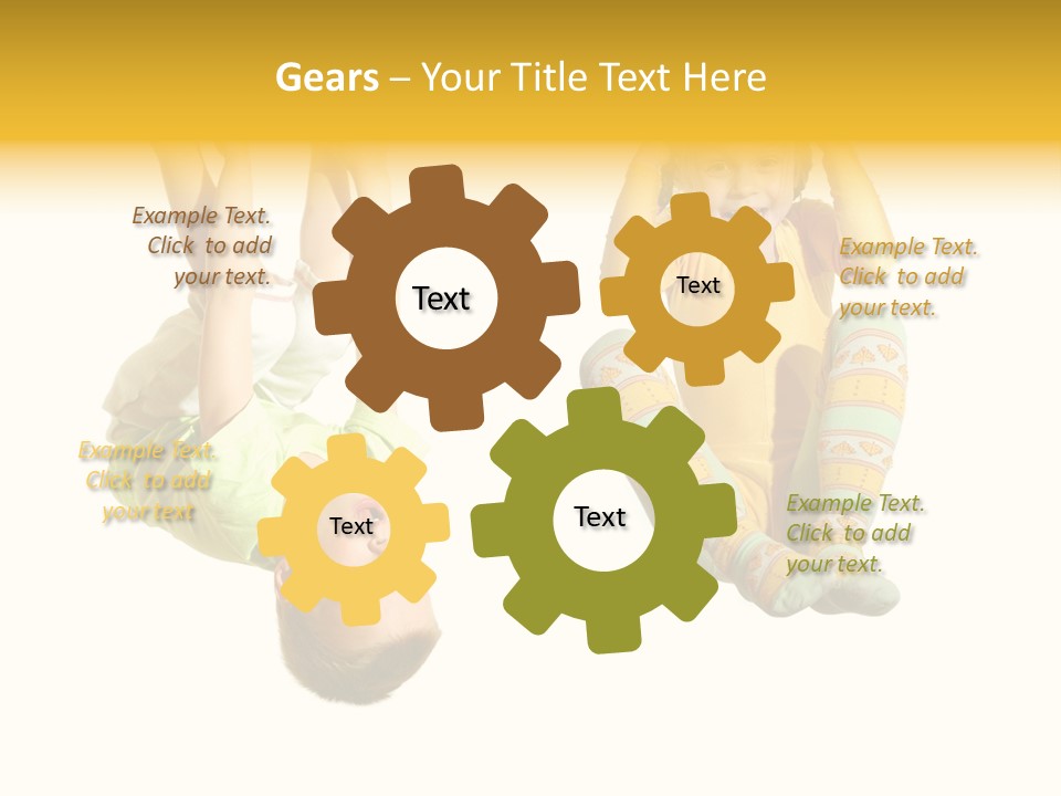 Standing Wave White PowerPoint Template