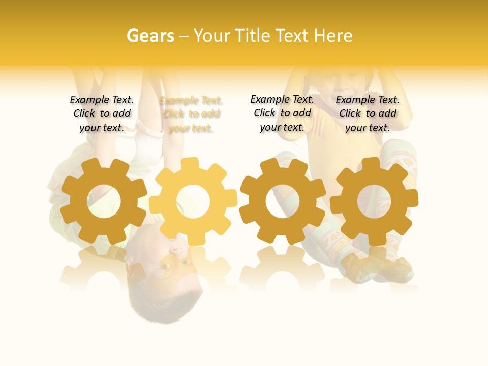 Standing Wave White PowerPoint Template