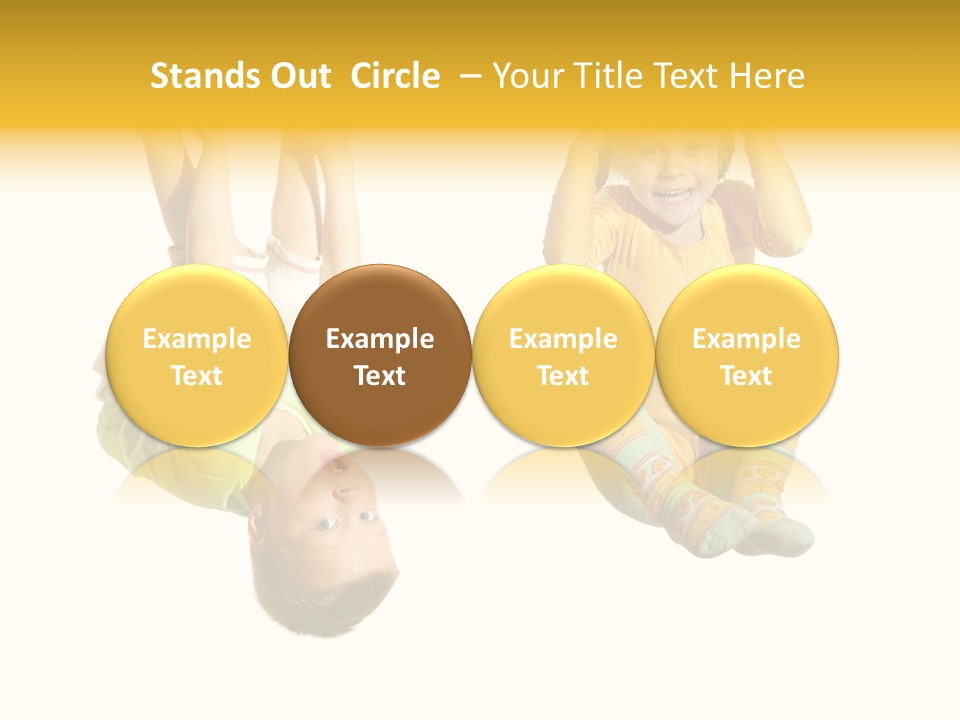 Standing Wave White PowerPoint Template