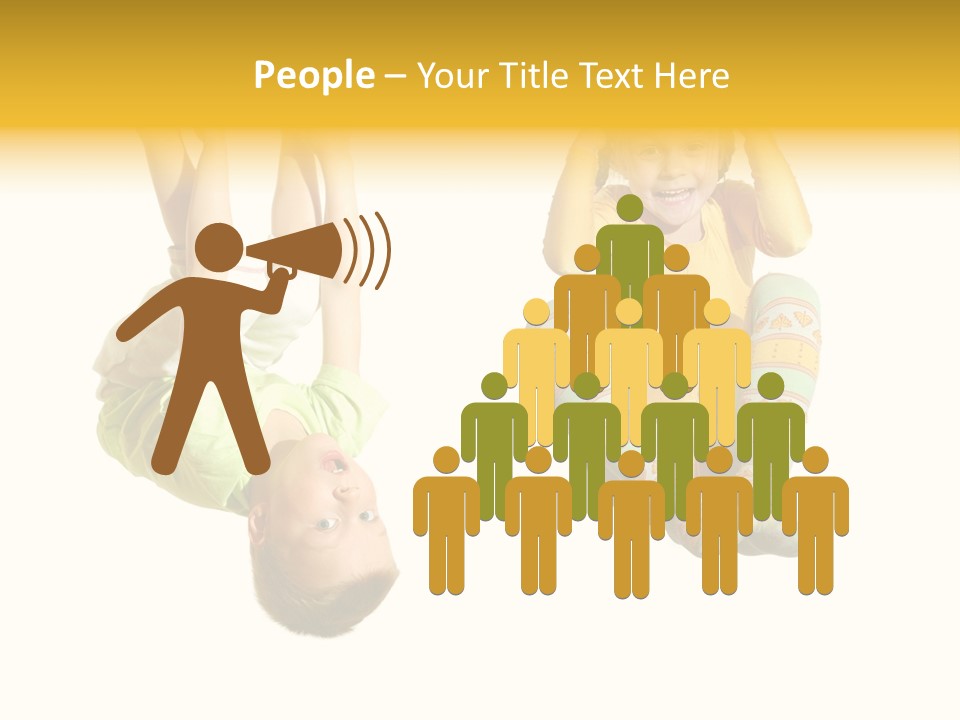 Standing Wave White PowerPoint Template