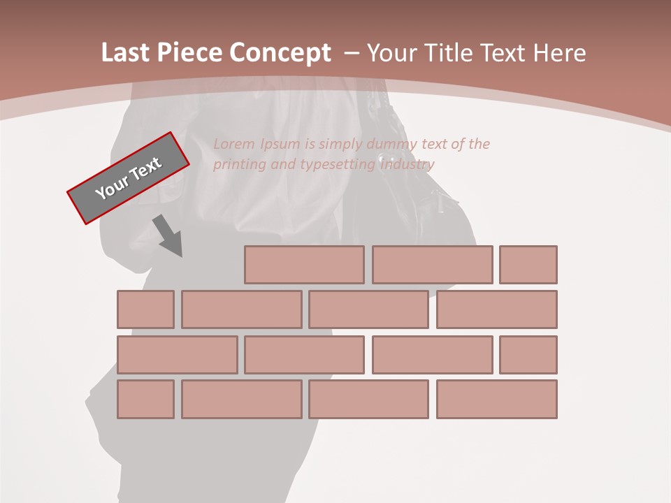 Sad Wellness Pensioner PowerPoint Template