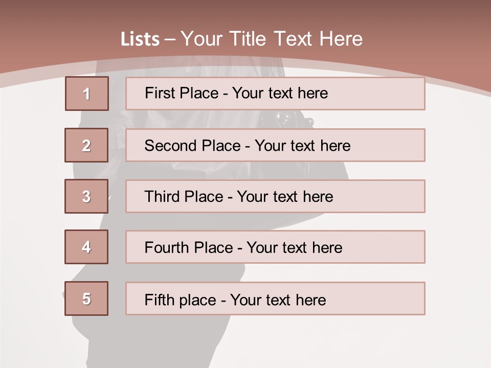 Sad Wellness Pensioner PowerPoint Template