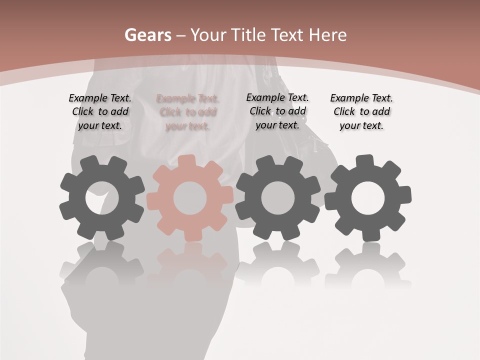 Sad Wellness Pensioner PowerPoint Template