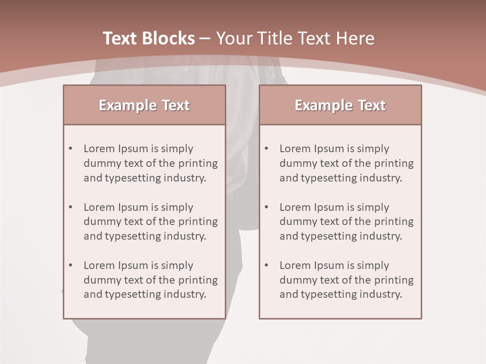 Sad Wellness Pensioner PowerPoint Template