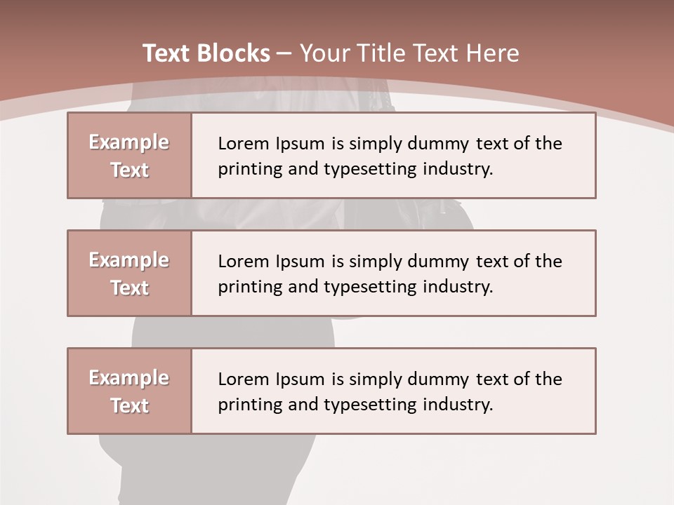 Sad Wellness Pensioner PowerPoint Template