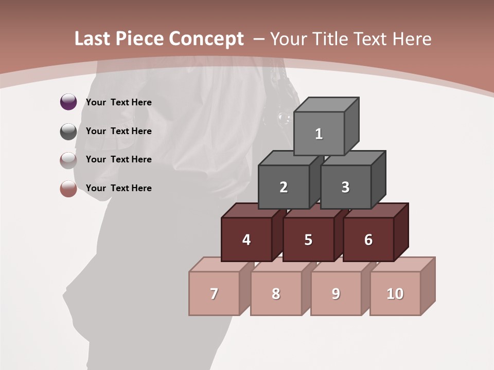 Sad Wellness Pensioner PowerPoint Template