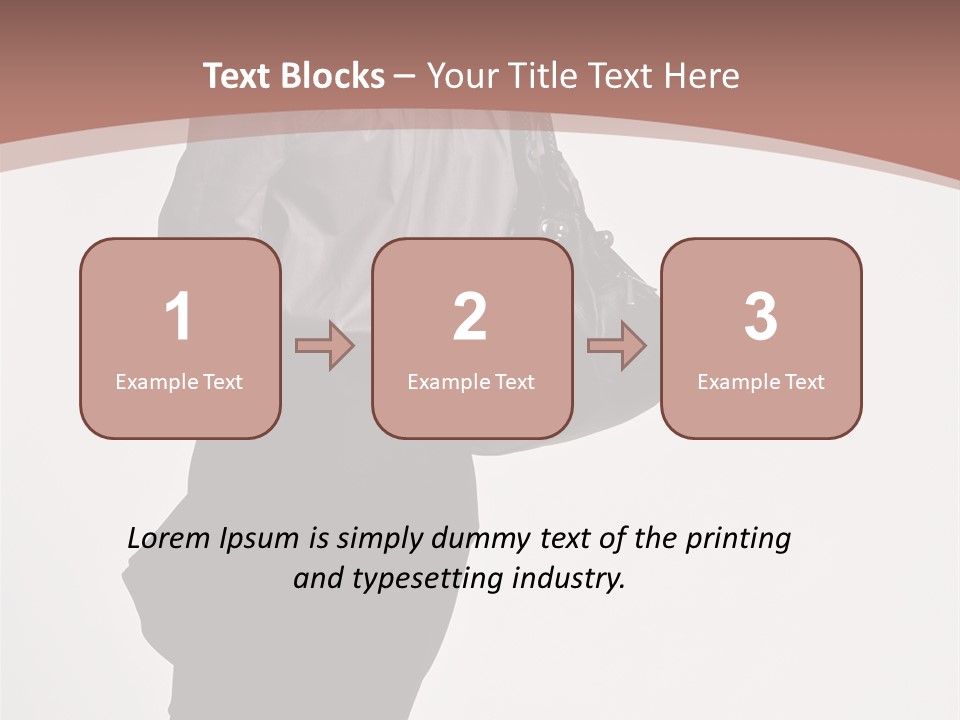 Sad Wellness Pensioner PowerPoint Template