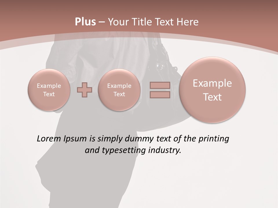Sad Wellness Pensioner PowerPoint Template