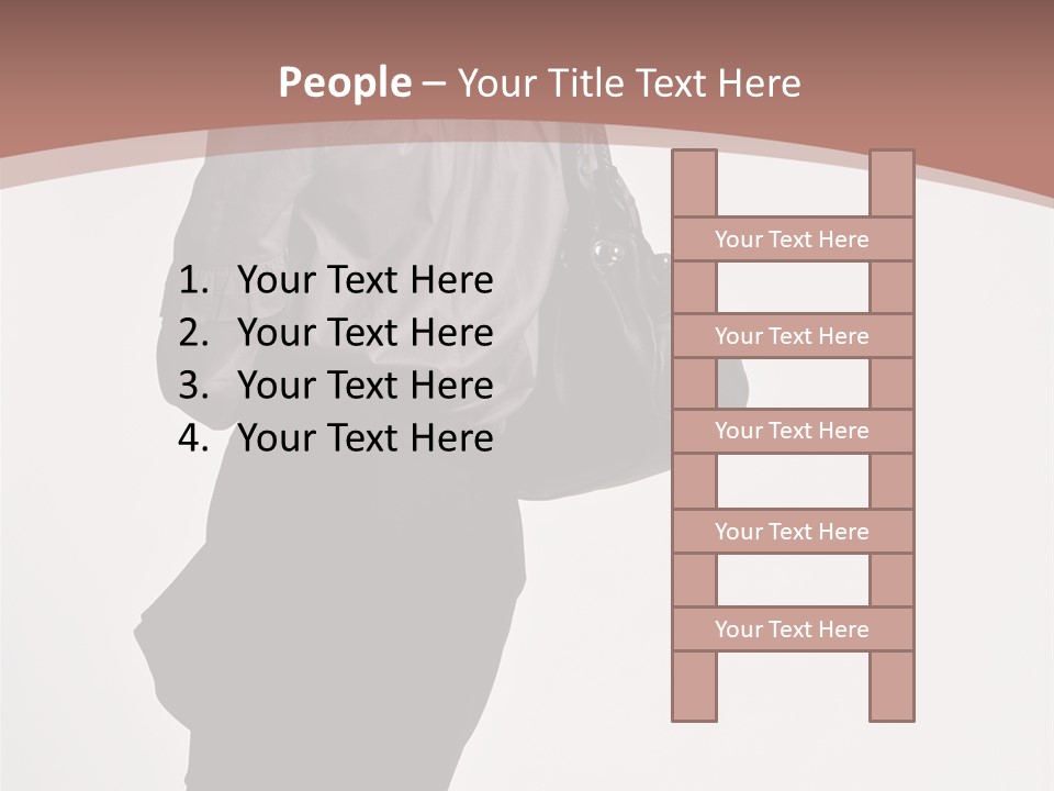 Sad Wellness Pensioner PowerPoint Template