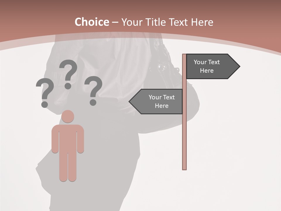 Sad Wellness Pensioner PowerPoint Template