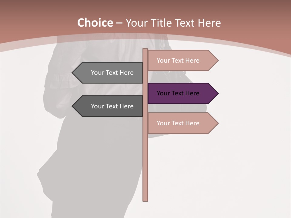 Sad Wellness Pensioner PowerPoint Template