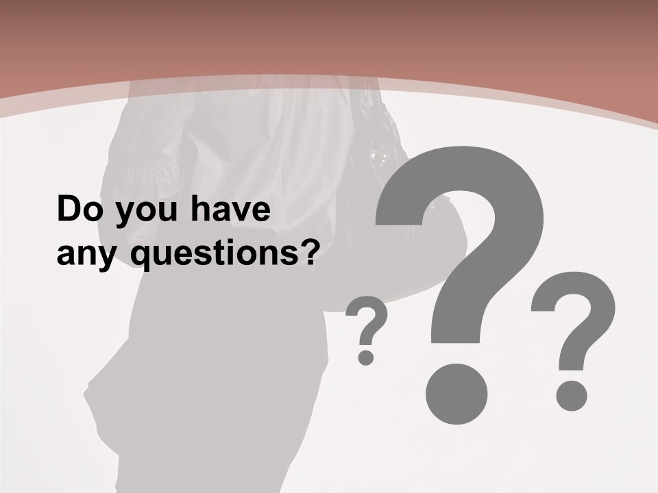 Sad Wellness Pensioner PowerPoint Template