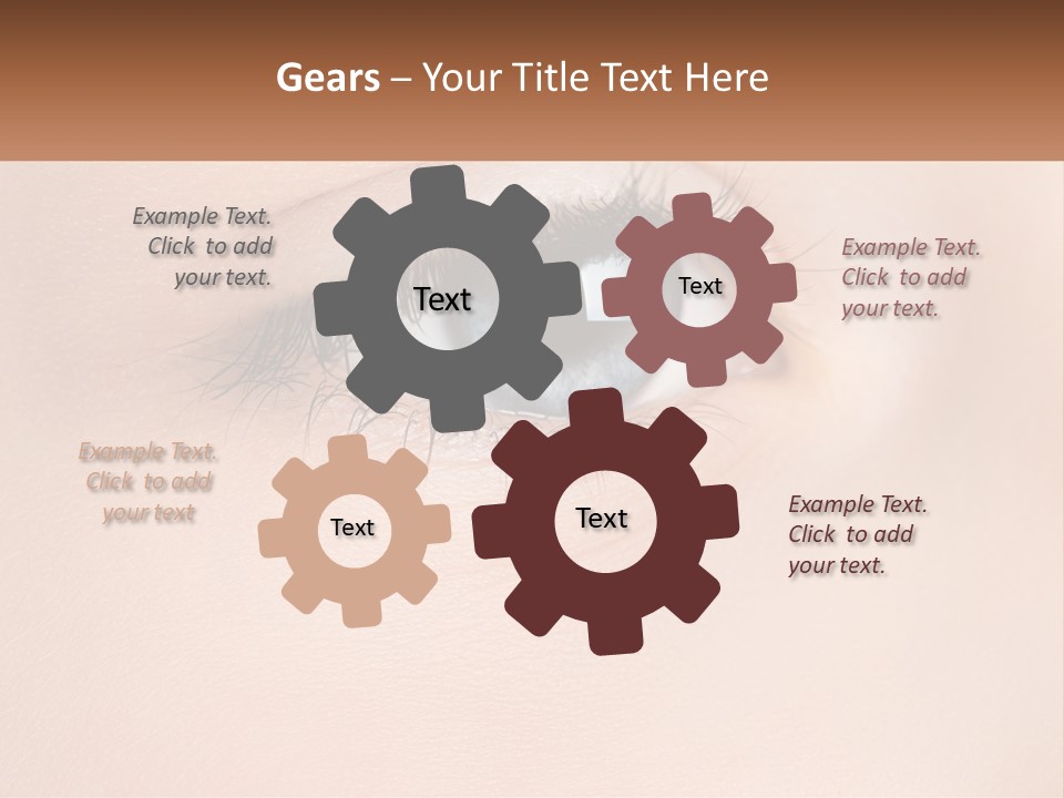 Sand Caucasian Elderly PowerPoint Template