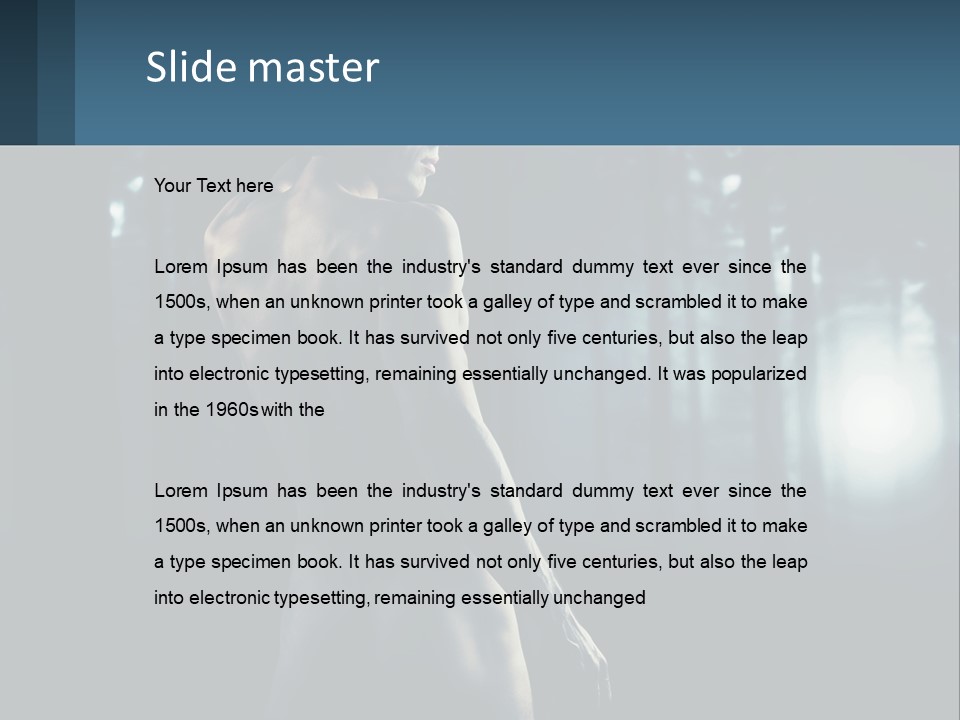 Coast Pensioner Mother PowerPoint Template