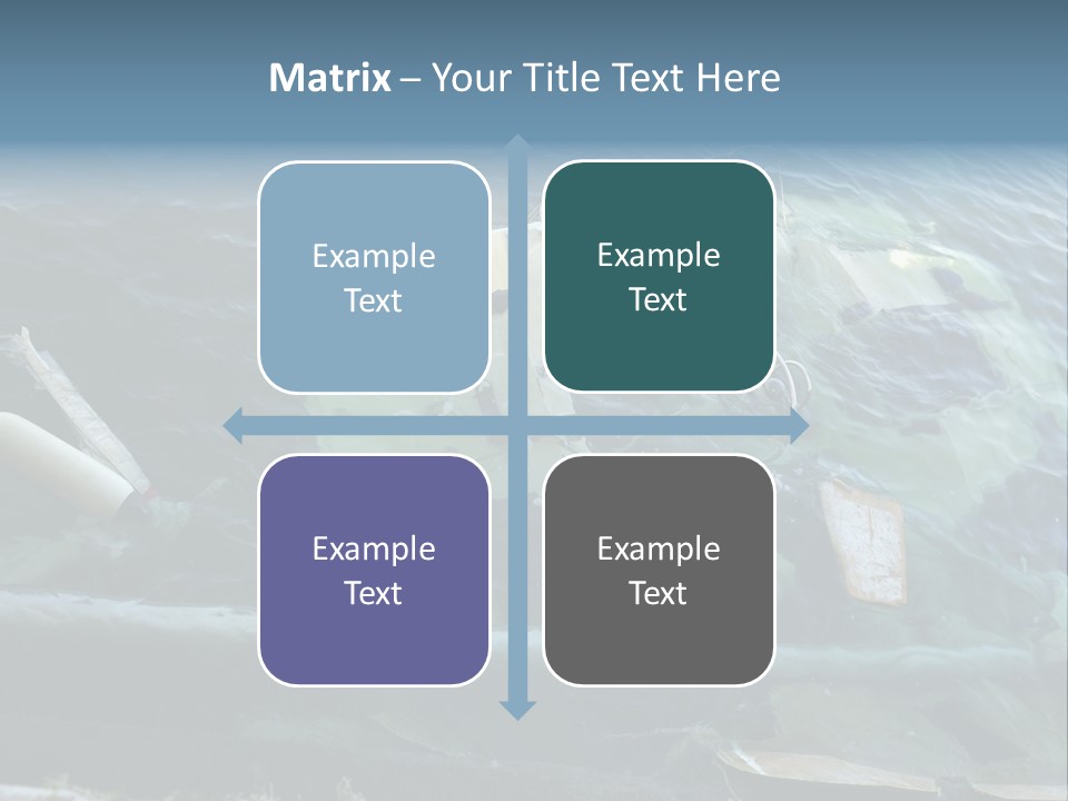 Ocean Single Mother PowerPoint Template