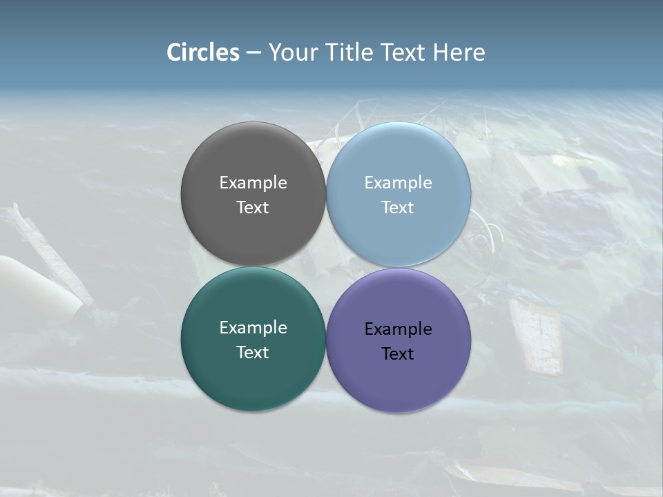 Ocean Single Mother PowerPoint Template