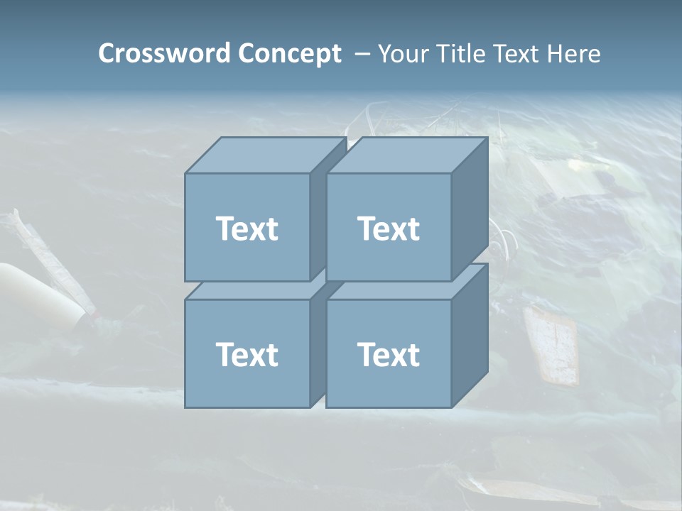 Ocean Single Mother PowerPoint Template