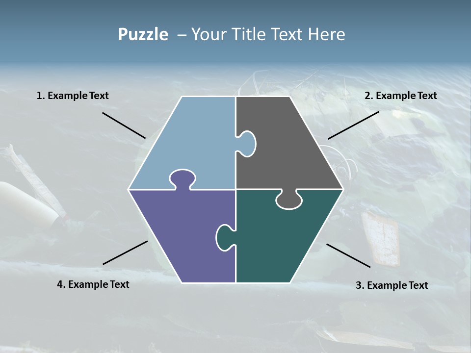 Ocean Single Mother PowerPoint Template