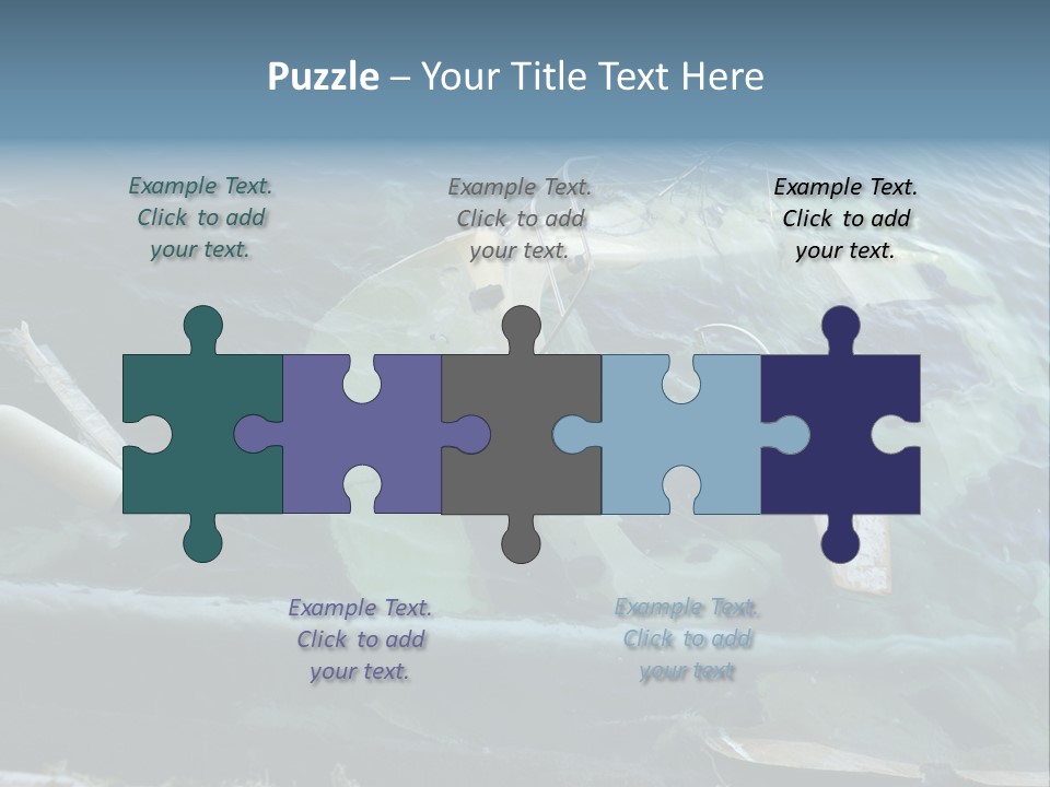 Ocean Single Mother PowerPoint Template