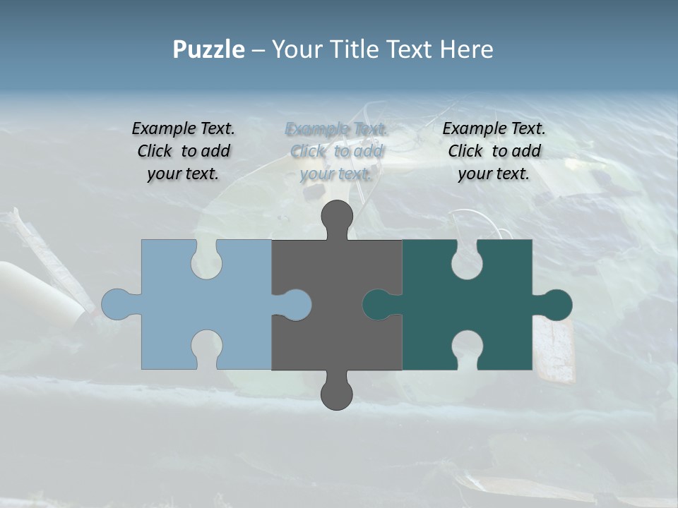 Ocean Single Mother PowerPoint Template