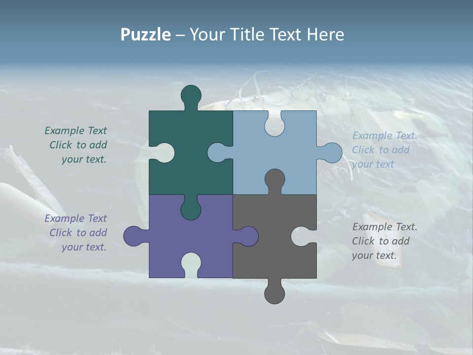 Ocean Single Mother PowerPoint Template