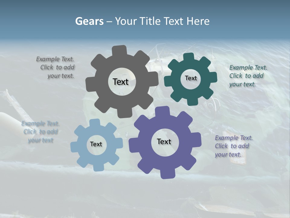 Ocean Single Mother PowerPoint Template